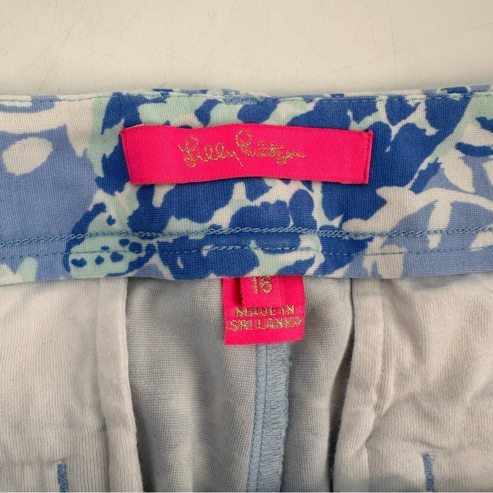 Lilly Pulitzer Callahan Knit Shorts Turtley Awesome Turtle 16 - Picture 2 of 4